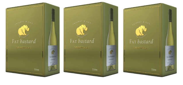 INTRODUCING THE NEW 2 LITRE FAT BASTARD CHARDONNAY FOR LARGER LIVING!
