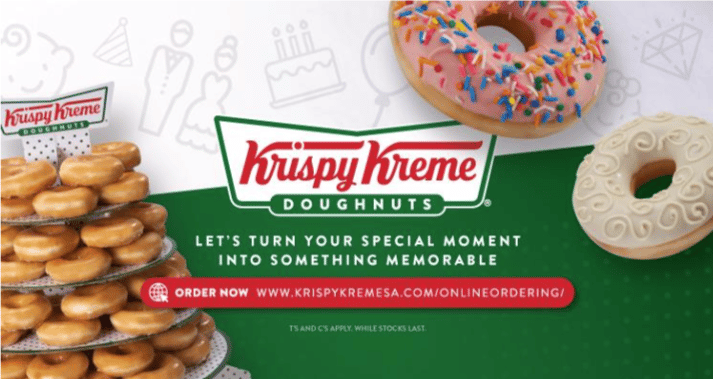 INTRODUCING KRISPY KREME CELEBRATIONS RANGE