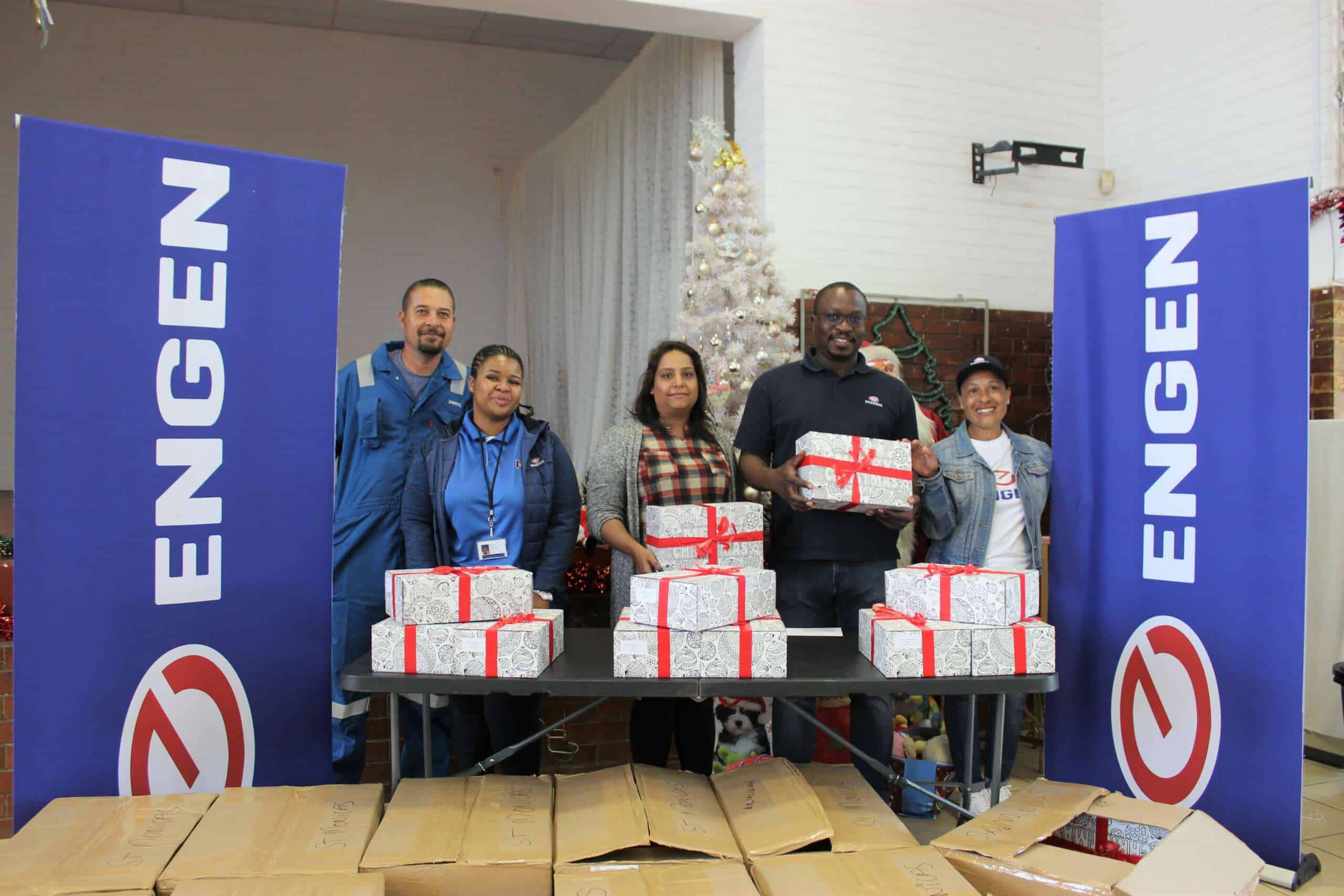 Engen brings some festive joy to St. Monica's Children's Home