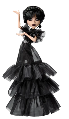 Mattel Unveils New Wednesday Addams Doll Collection  