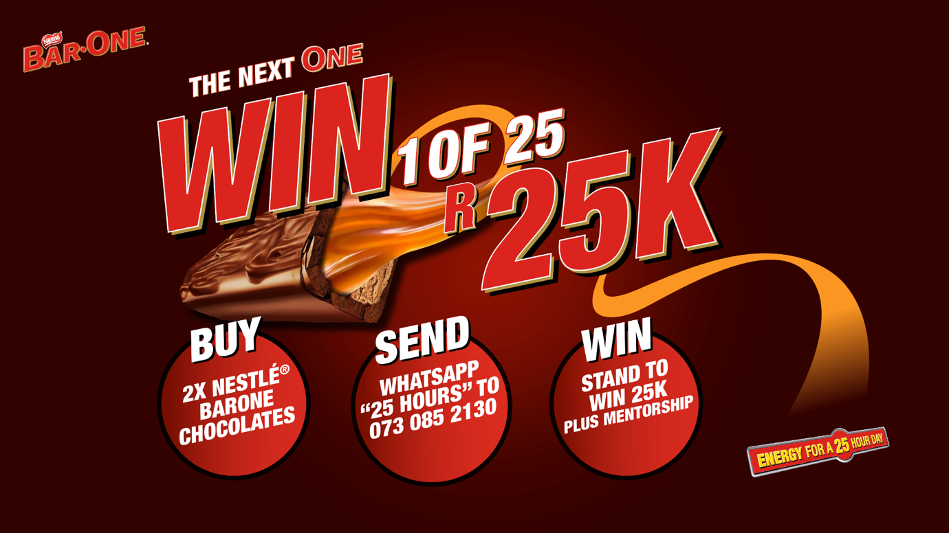 Nestlé BarOne jumpstarts Mzansi's dreams with 'The Next One' competition