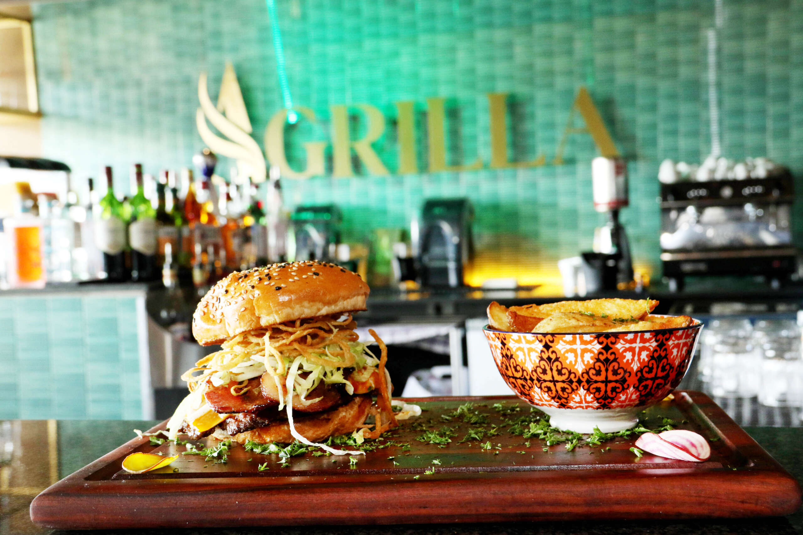 Tasty burgers all month at Time Square