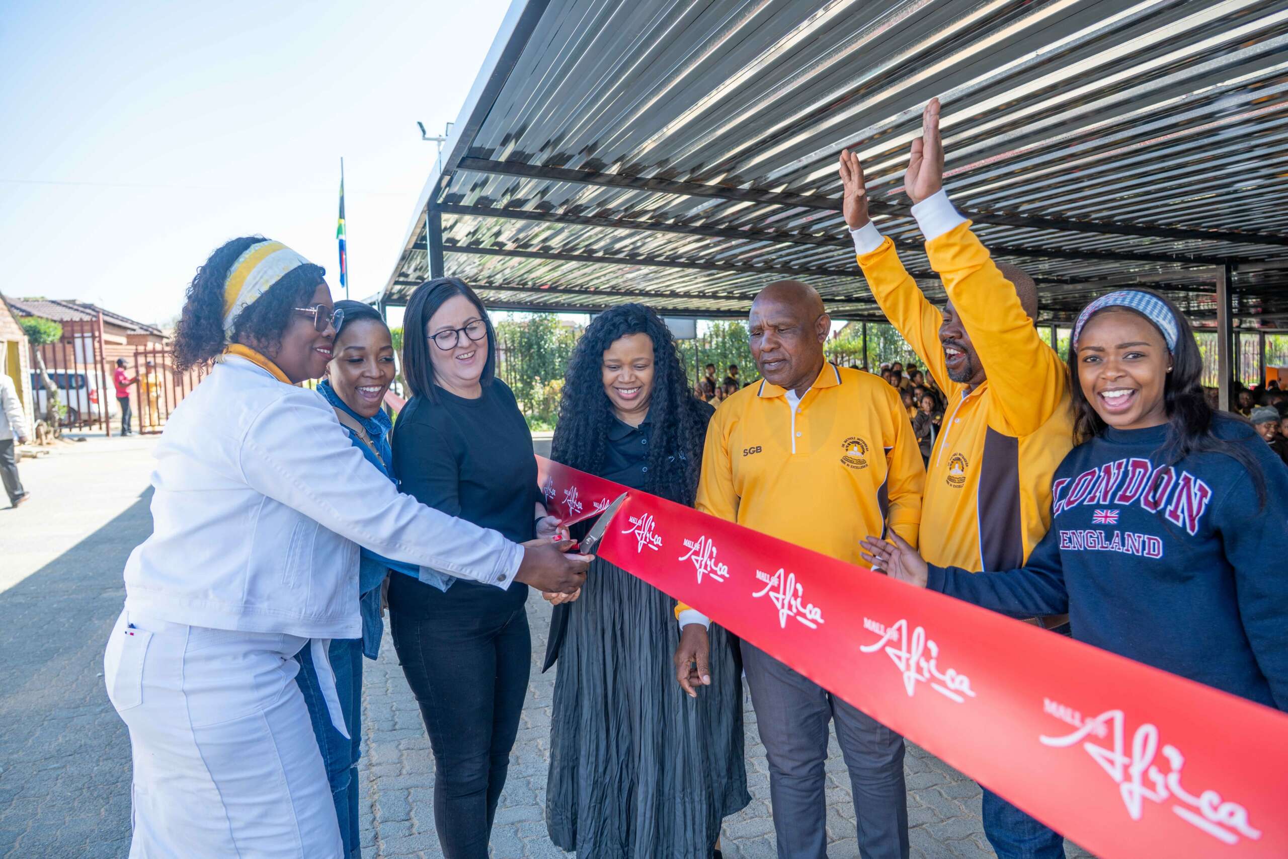 Mall of Africa Builds New Assembly Area For Local School