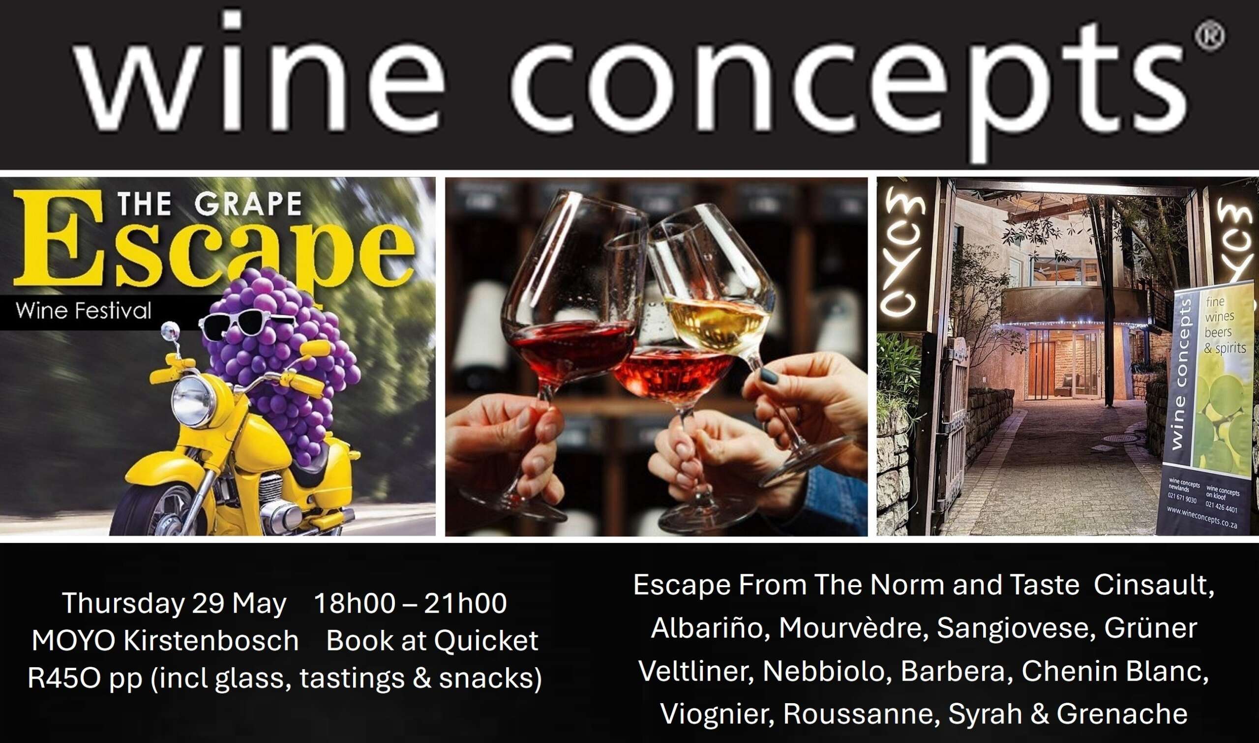 Wine Concepts Invite Wine Lovers To Their 5th Annual Grape Escape Festival On 29 May 2025