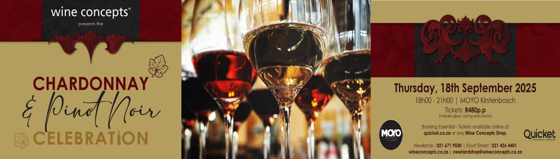 Wine Concepts Are Proud To Present Their 2025 Chardonnay & Pinot Noir Celebration