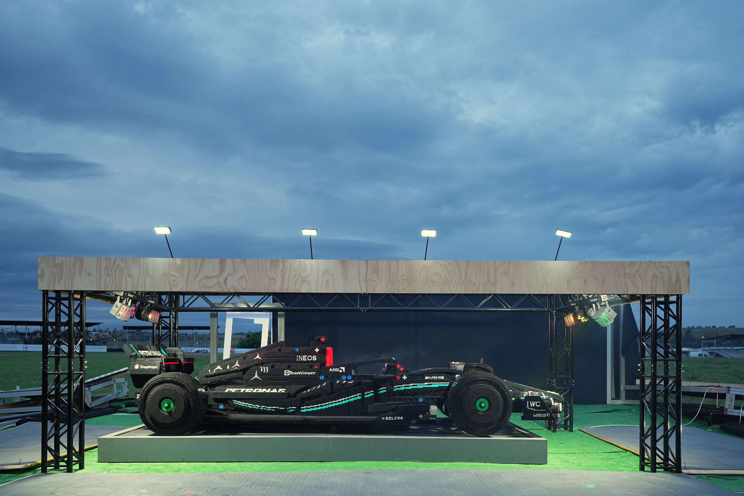 Life-size LEGO® Mercedes-AMG F1 car takes the fast lane on SA's circuits