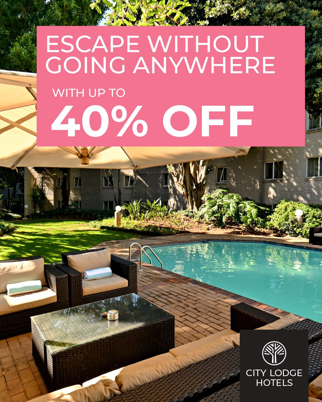 Enjoy up to 40% off and experience Johannesburg's holiday vibe!