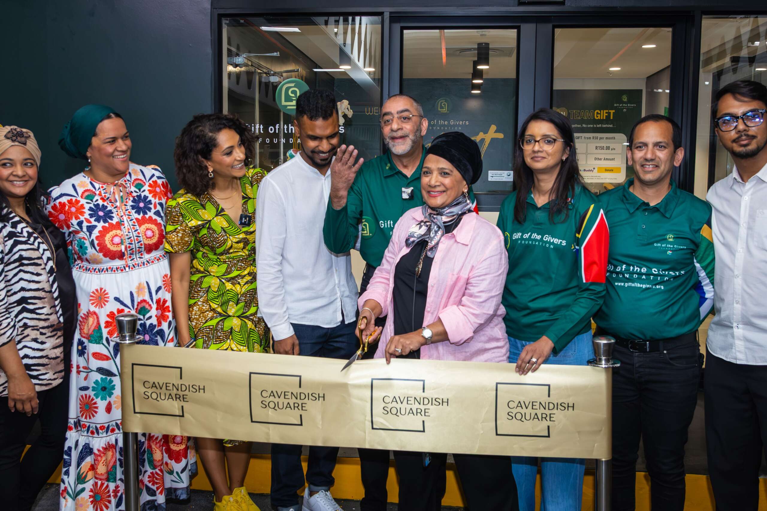 Cavendish Square Opens Donation Centre for Gift of the Givers