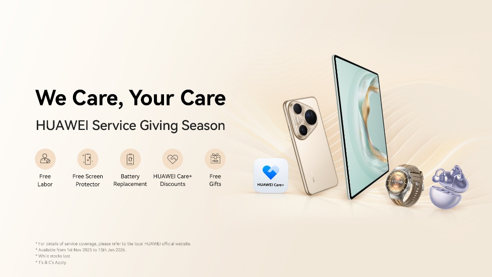 Huawei launches Service Giving Season 2025 with exclusive benefits for South African customers