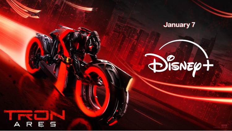 ENTER THE DIGITAL FRONTIER. TRON: ARES NOW STREAMING EXCLUSIVELY ON DISNEY+