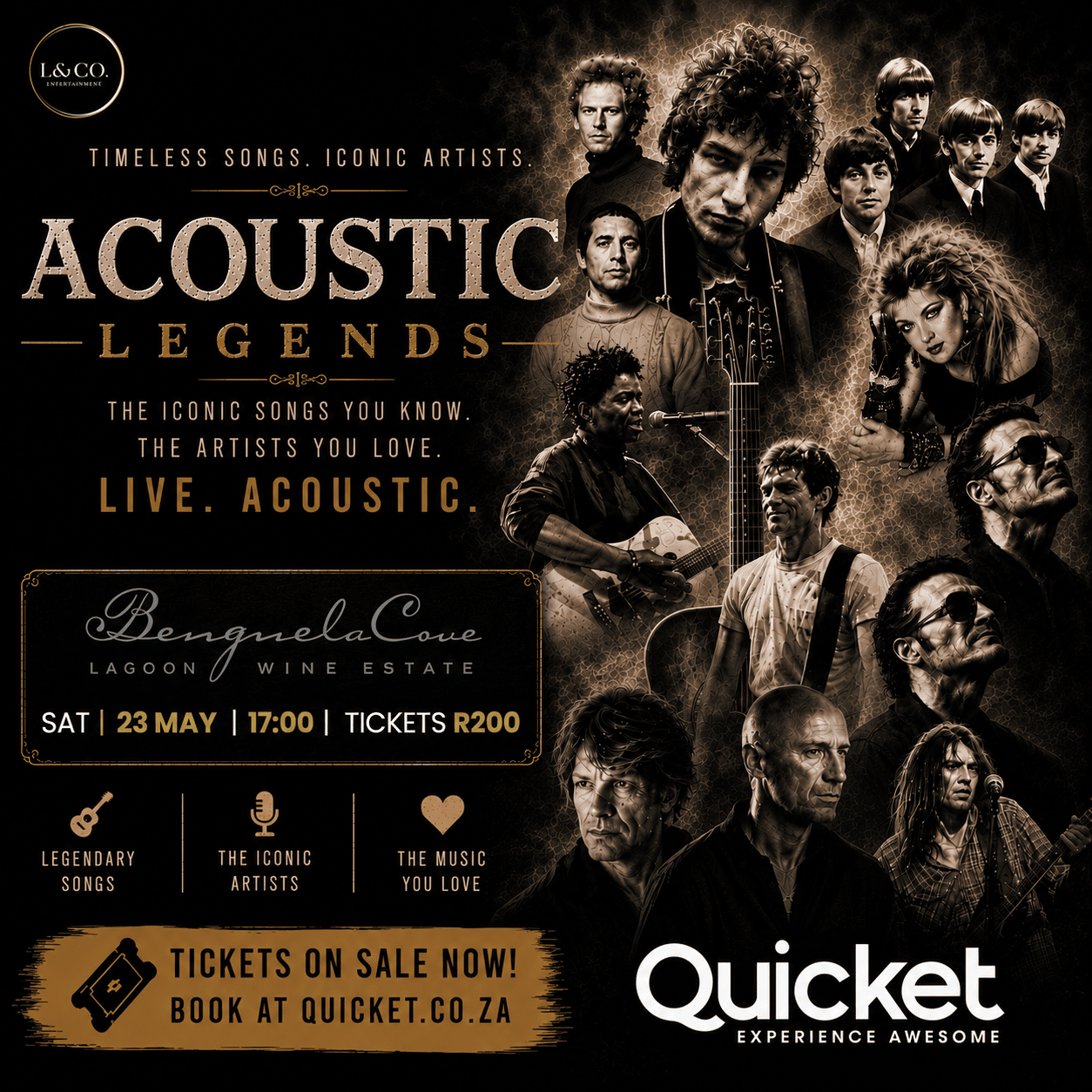 Acoustic Legends: Strings & Stories Live at Benguela Cove