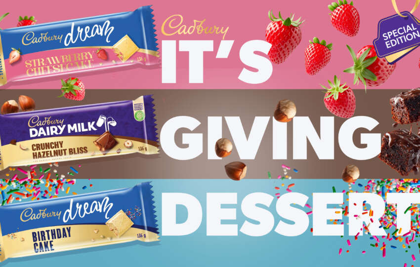 CADBURY’S LATEST CAKE-INSPIRED RANGE IS ‘GIVING DESSERT’