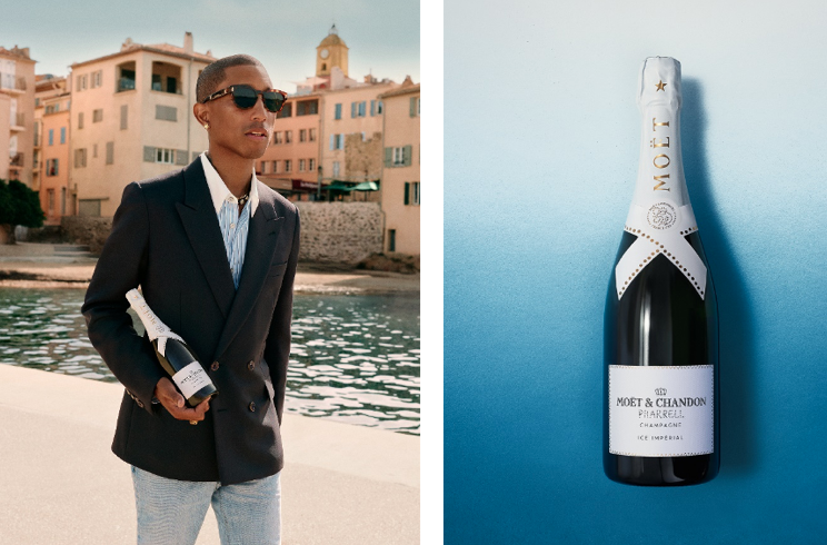 MOMENTS MADE TO BE SHARED: MOËT & CHANDON AND PHARRELL WILLIAMS INTRODUCE A NEW CHAPTER OF CELEBRATION