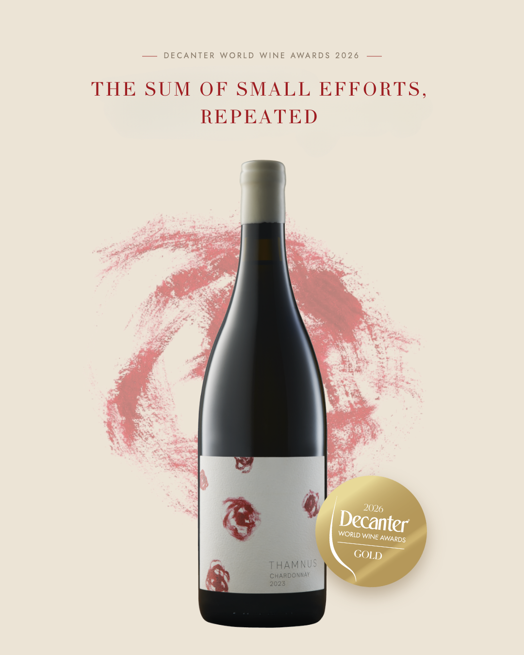 Single-vineyard Thamnus Chardonnay secures second consecutive Decanter Gold