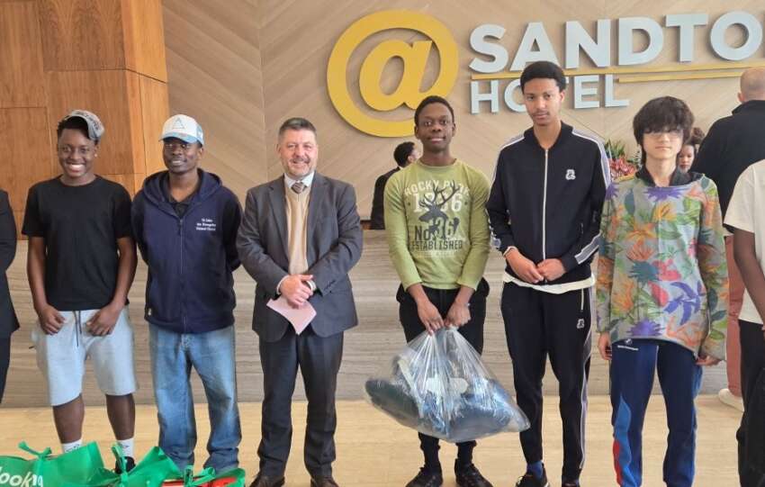 @Sandton Hotel supports local community through Mandela Day shoe drive