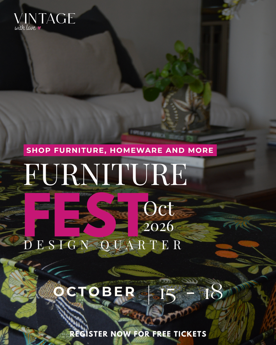 Vintage with Love brings its first dedicated 'Furniture Fest' to Johannesburg this October