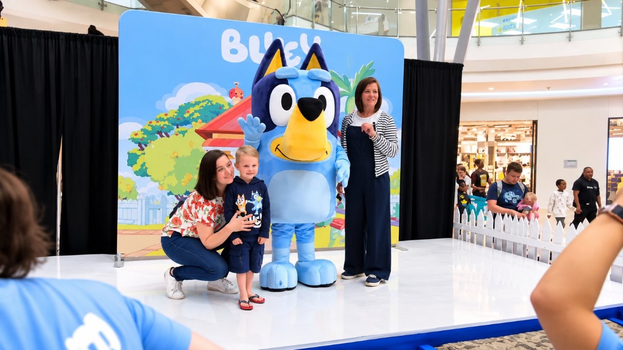 Bluey and Bingo are bringing the fun to Cradlestone Mall