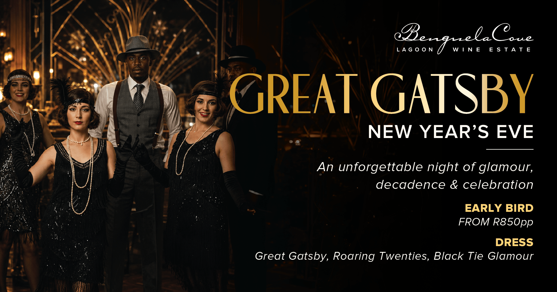 Great Gatsby New Year's Eve at Benguela Cove, Hermanus
